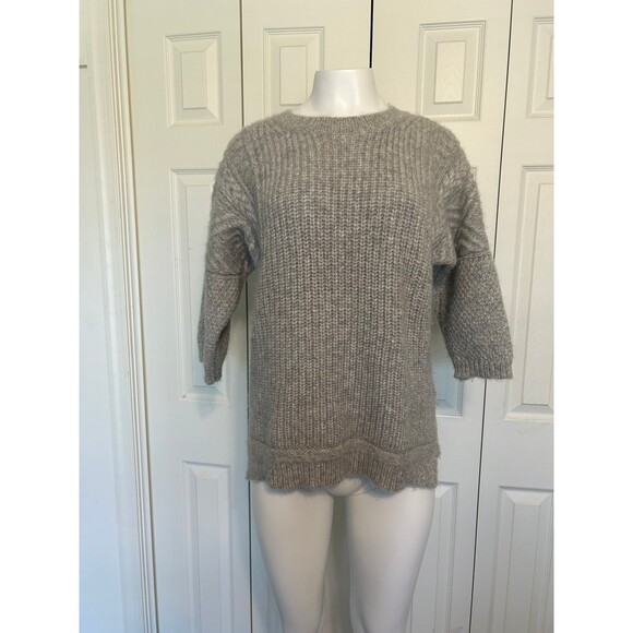 J .Crew womens Alpaca Wool Blend Fuzzy Sweater Size S - Picture 1 of 10